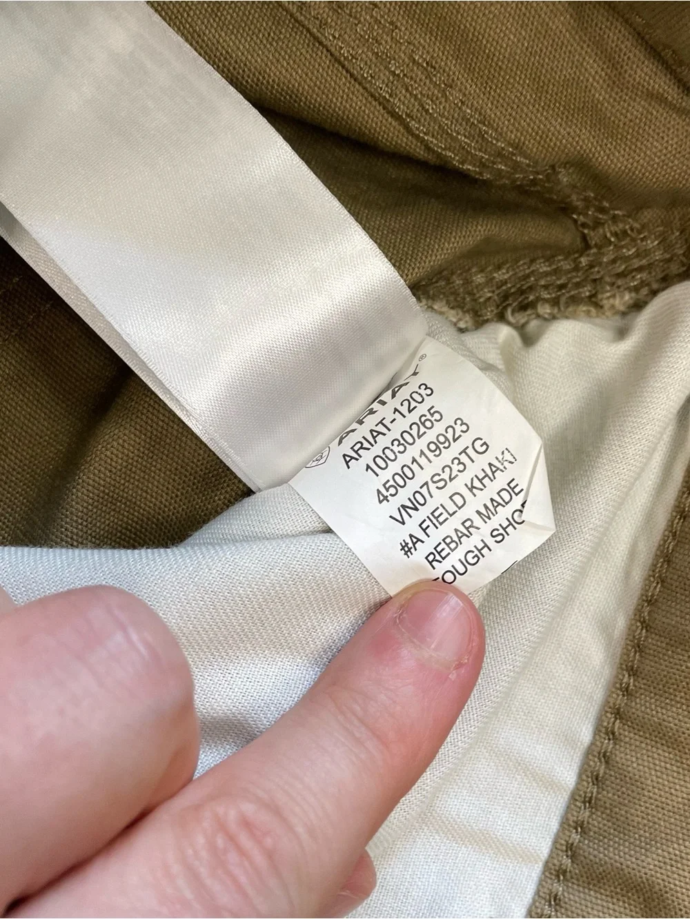 Ariat Rebar DuraStretch Canvas Work Shorts 34 Men’s M4 Relaxed Workwear NWOT